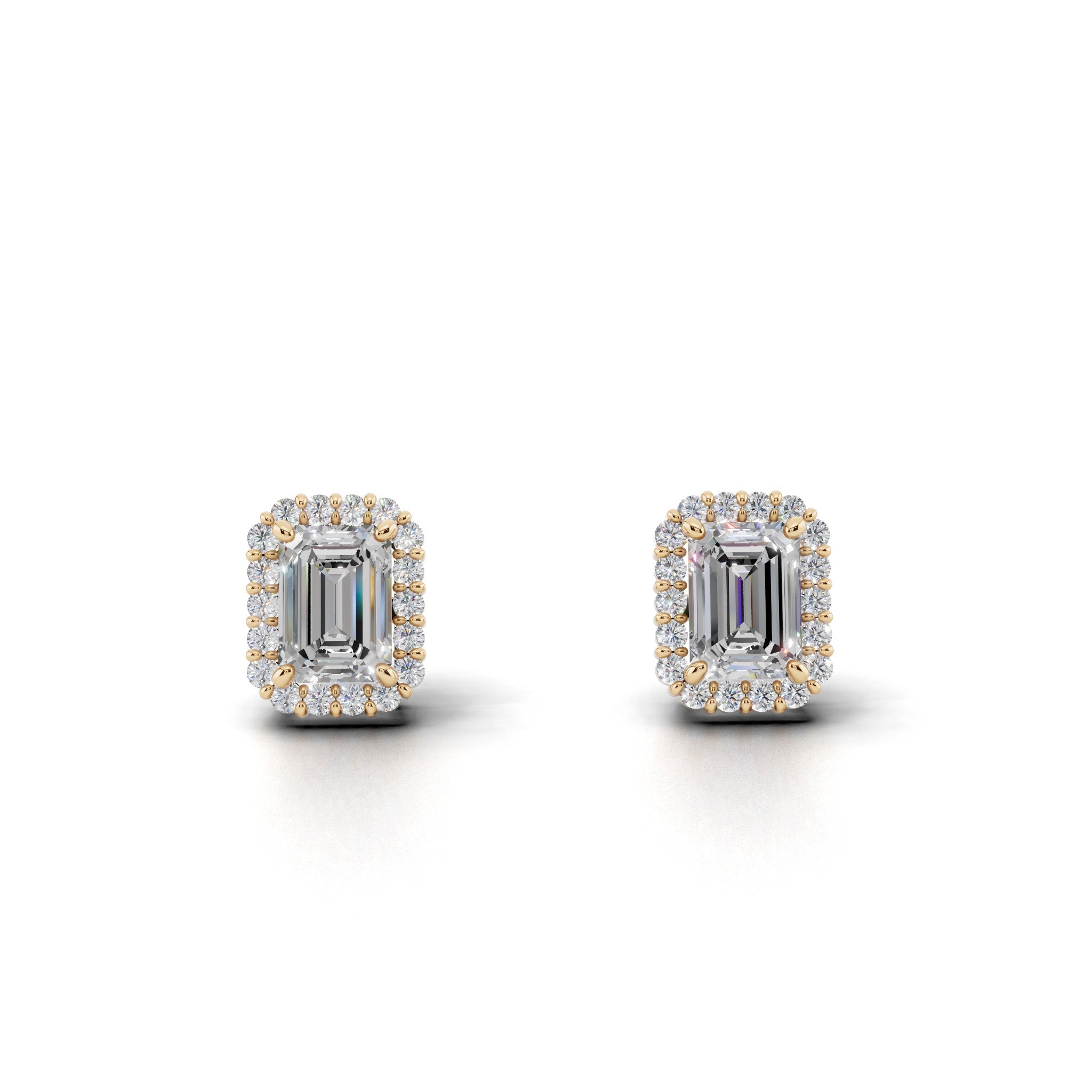 Emerald cut エメラルドカット ピアス エメラルドカット ダイヤモンド